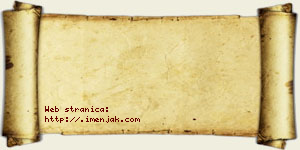 Hana Mijailović vizit kartica